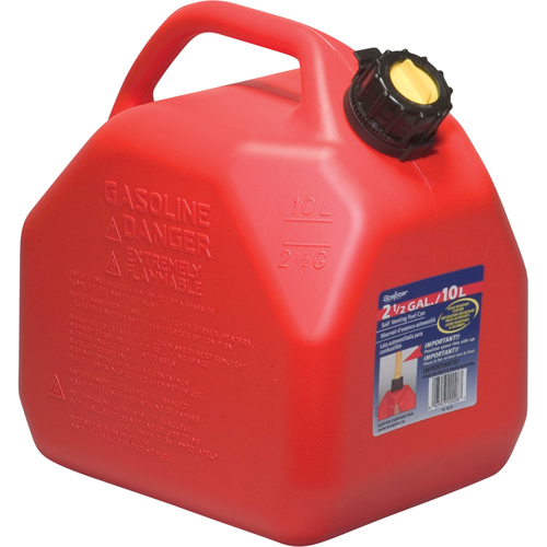 Jerry Cans, 2.5 US gal./10 L, Red, CSA Compliant/ULC Helyx Safety & Industrial Supplies