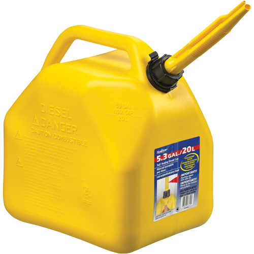 Jerricans, 5,3 gal. US/20,06 L, Jaune, Conformes aux normes CSA/ULC Helyx Safety & Industrial Supplies