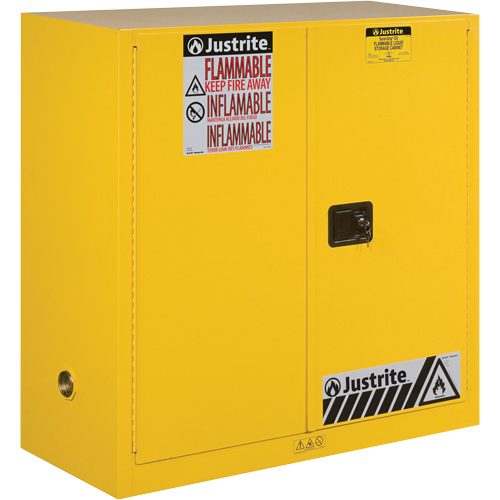 Armoires Sure-Grip EX pour produits inflammables, 30 gal., 2 Porte(s), 43" La x 44" h x 18" p Helyx Safety & Industrial Supplies