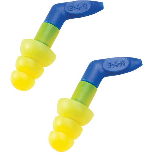 E-A-R UltraFit Reusable Earplugs, Uncorded, Bulk - Polybag, 27 dB NRR, One-Size Helyx Safety & Industrial Supplies
