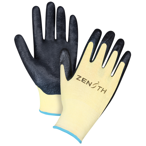 Gants r&eacute;sistants &agrave; la coupe avec prise sup&eacute;rieure, Taille T-Grand/10, Calibre 13, Rev&ecirc;tement Mousse de nitrile, Enveloppe en Aramide, ANSI/ISEA 105 niveau 3/EN 388 niveau 5 Helyx Safety & Industrial Supplies