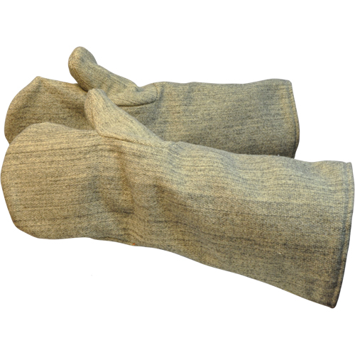 Carbo-King Heat Protective Mitts, Aramid, Large, Protects Up To 2100° F (1149° C) Helyx Safety & Industrial Supplies