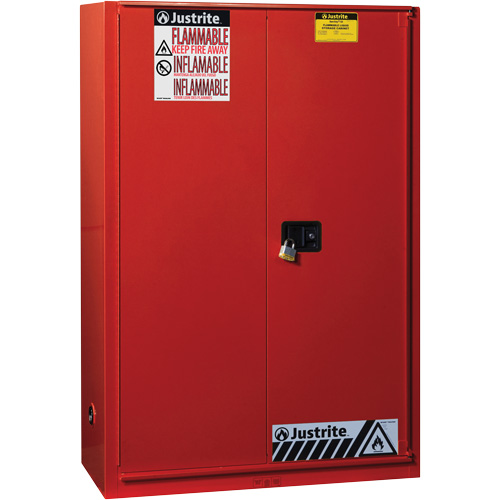 Sure-Grip&reg; EX Combustibles Safety Cabinet for Paint and Ink, 60 gal., 5 Shelves Helyx Safety & Industrial Supplies