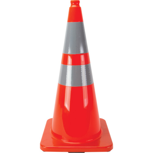 Recessed Cones, 28", Orange, 4" & 6" Reflective Collar(s) Helyx Safety & Industrial Supplies