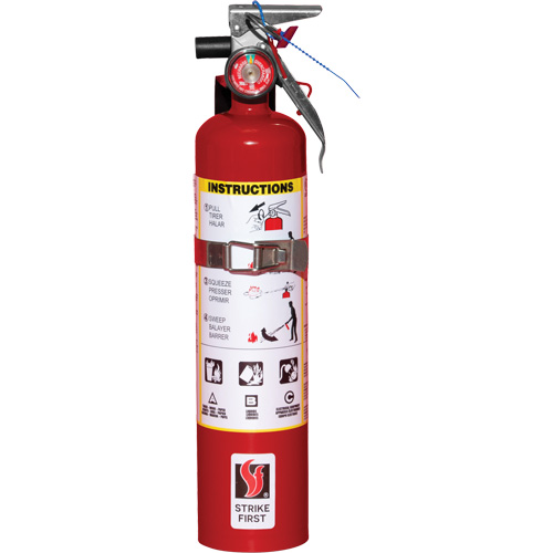 Extincteur d'incendie, ABC, Capacit&eacute; 2,5 lb Helyx Safety & Industrial Supplies