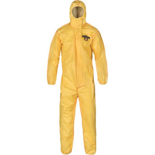 ChemMax 1 Coveralls, Small, Yellow Helyx Safety & Industrial Supplies
