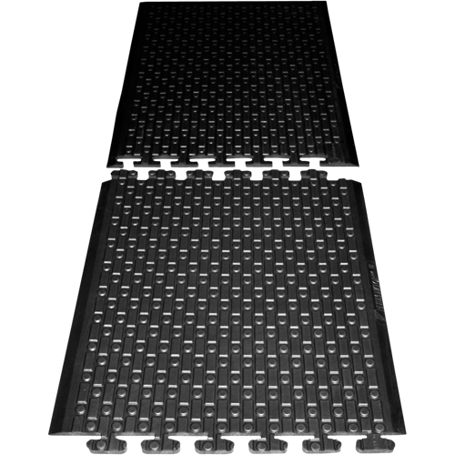 Tapis Rejuvenator Connect No 502, Polyur&eacute;thane, 3' la c, 3' lo, 5/8" &eacute;paisseur, Noir Helyx Safety & Industrial Supplies