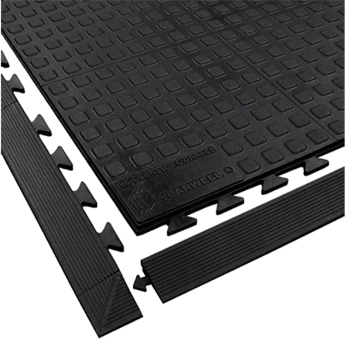 Tapis Rejuvenator Connect No. 502, Polyur&eacute;thane, 3-1/4' la c, 3-1/4' lo, 5/8" &eacute;paisseur, Jaune Helyx Safety & Industrial Supplies