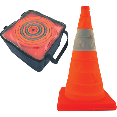 Pack & PopCollapsible Cones, 28" H, Orange Helyx Safety & Industrial Supplies