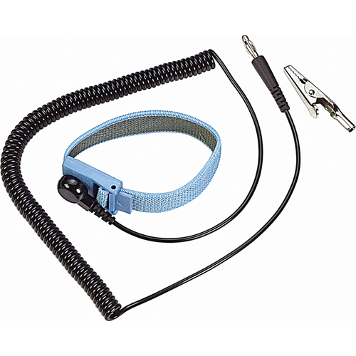 Cordon enroul&eacute; de 6' avec courroie de poignet Helyx Safety & Industrial Supplies