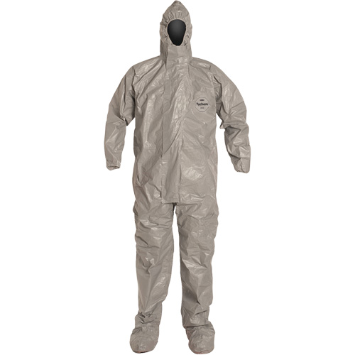 Tychem&reg; 6000 Coveralls, Small, Grey Helyx Safety & Industrial Supplies