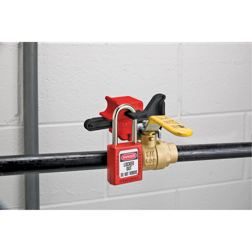 Seal Tight Handle-On Valve Lockouts, Ball Type Helyx Safety & Industrial Supplies