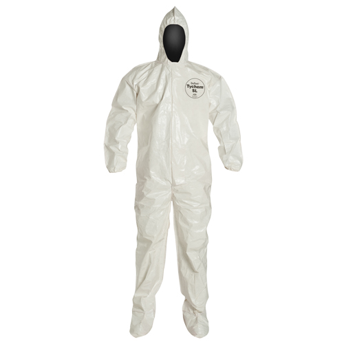 Tychem&reg; 4000 Coveralls, 2X-Large, White Helyx Safety & Industrial Supplies