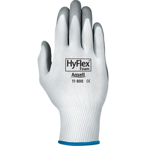Gants Hyflex 11-800, 11/2T-Grand, R&ecirc;vetement Mousse de nitrile, Calibre 15, Enveloppe en Nylon Helyx Safety & Industrial Supplies