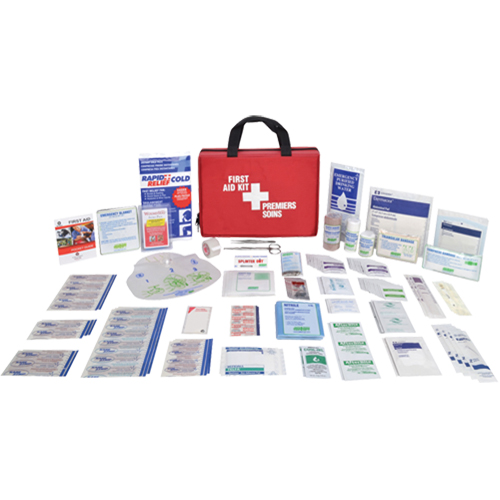Trousses de premiers soins format mallette, Dispositif m&eacute;dical Classe 1, Sac en nylon Helyx Safety & Industrial Supplies