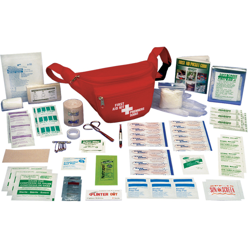 Hikers' First Aid Kits, Class 1 Medical Device, Nylon Bag Helyx Safety & Industrial Supplies