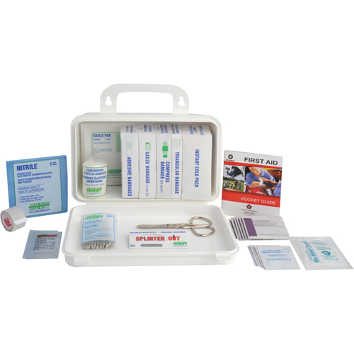 Ontario Specialty Kit - Truck First Aid Kit, Class 1 Medical Device, Plastic Box Helyx Safety & Industrial Supplies
