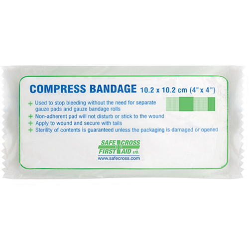 Compress (Pressure) Bandages - Sterile, 4-1/4" L x 3-1/2" W Helyx Safety & Industrial Supplies