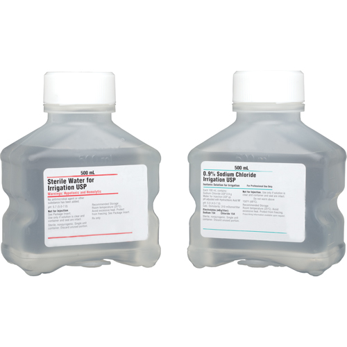 Irrigation Solution- Sodium Chloride 0.9% (Saline), Liquid, Antiseptic Helyx Safety & Industrial Supplies