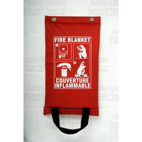 Couverture anti-feu, Fibre de verre, 72"lo x 59"la Helyx Safety & Industrial Supplies