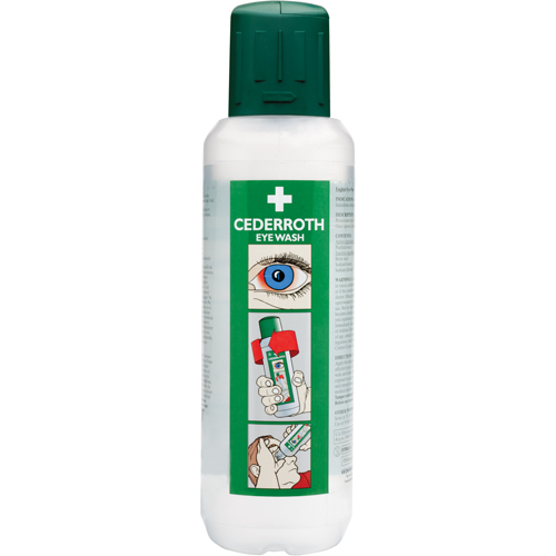 Solution ophtalmique Cederroth, Bouteille Plein, 500 ml Helyx Safety & Industrial Supplies