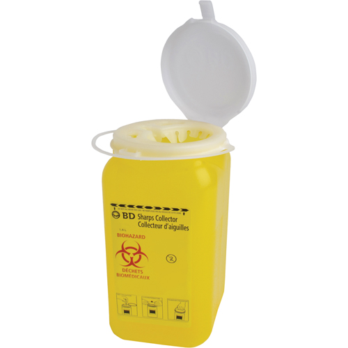 BD Sharps Collectors, 1.4 L  Capacity Helyx Safety & Industrial Supplies