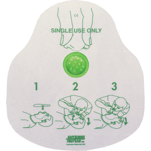 CPR Faceshield, Single Use Faceshield, Class 2 Helyx Safety & Industrial Supplies