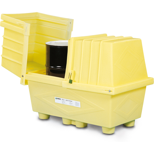 Poly-Safeypacks&reg; Without Drain, 60.5" L x 37.25" W x 45.75" H, 1200 lbs. Load Capacity Helyx Safety & Industrial Supplies