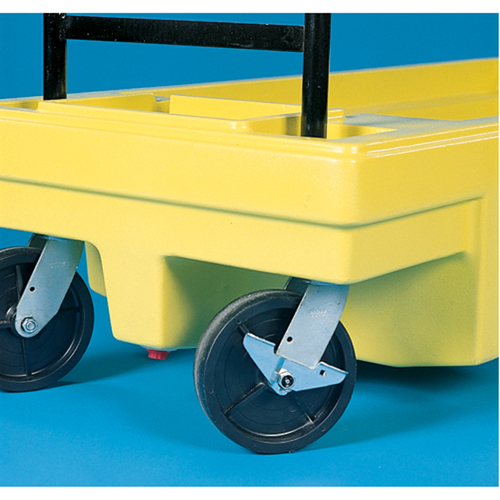 Poly-Spillcart Cart, 66.5" L x 29" W x 43.9" H, 57 US gal. Spill Cap. Helyx Safety & Industrial Supplies