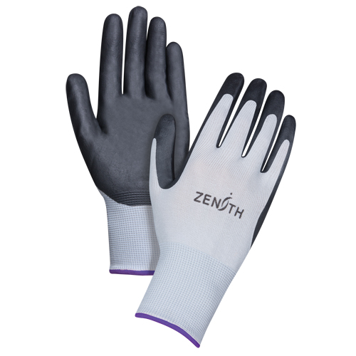 Lightweight Breathable Coated Gloves, 6/X-Small, Foam Nitrile Coating, 13 Gauge, Polyester Shell Helyx Safety & Industrial Supplies