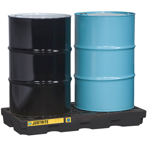 Centres d'accumulation EcoPolyBlend, Capacit&eacute; de d&eacute;versement 24 gal. US, 49" x 25" x 5,5" Helyx Safety & Industrial Supplies