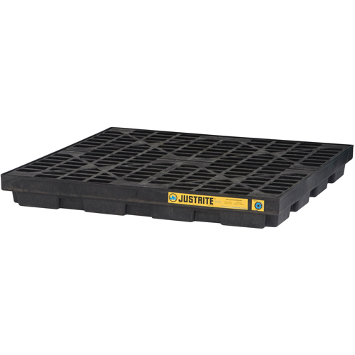 EcoPolyBlend Accumulation Centers, 49 US gal. Spill Capacity, 49" x 49" x 5.5" Helyx Safety & Industrial Supplies