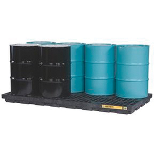 EcoPolyBlend Accumulation Centers, 98 US gal. Spill Capacity, 97" x 49" x 5.5" Helyx Safety & Industrial Supplies