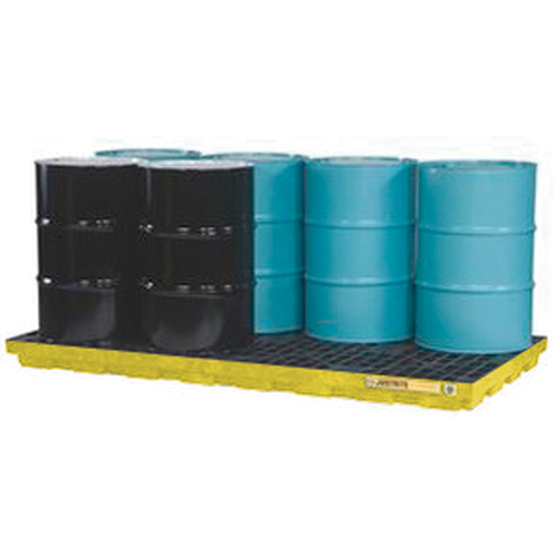 Centres d'accumulation EcoPolyBlend, Capacit&eacute; de d&eacute;versement 98 gal. US, 97" x 49" x 5,5" Helyx Safety & Industrial Supplies