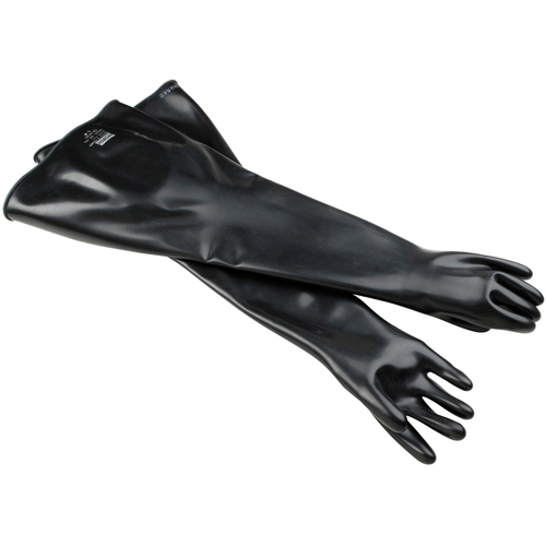 Ambidextrous Glove, Size X-Large/10, 32" L, Butyl Rubber, 30-mil Helyx Safety & Industrial Supplies