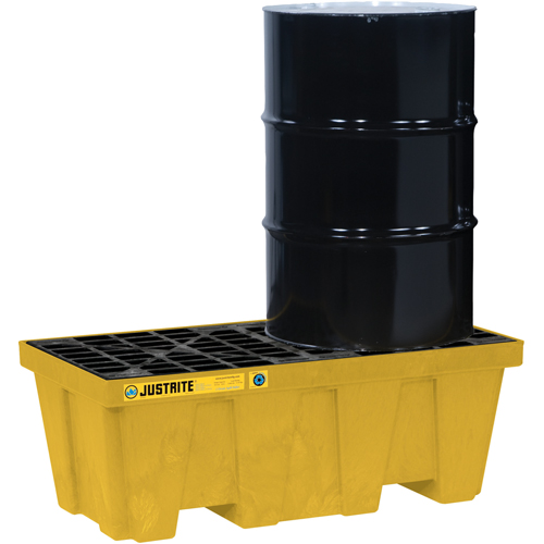EcoPolyBlend Spill Control Pallets - Without Drain, 66 US gal. Spill Capacity, 49" x 25" x 18" Helyx Safety & Industrial Supplies