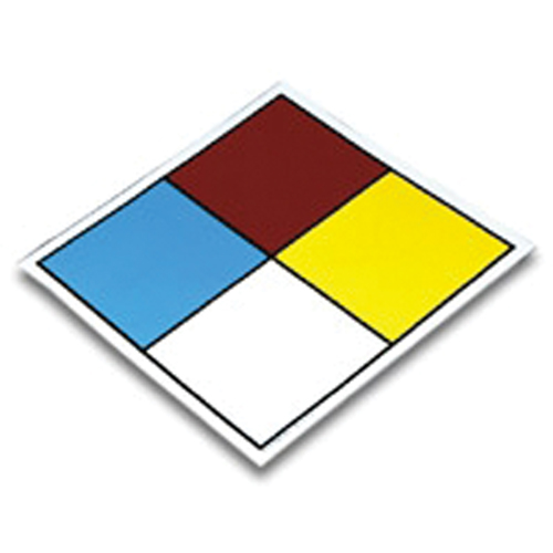 Blank NFPA Safety Placard, Vinyl Helyx Safety & Industrial Supplies