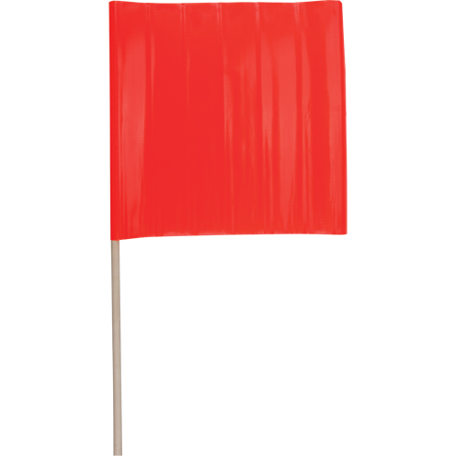 Traffic Safety Flags, Vinyl, With Handle Helyx Safety & Industrial Supplies