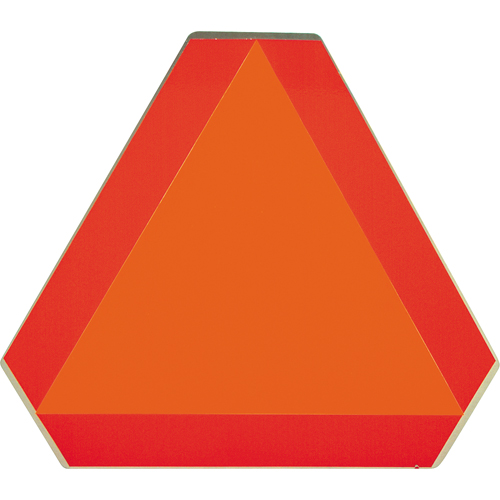 Slow Moving Vehicle Signs, Aluminum, 16" W x 16" H Helyx Safety & Industrial Supplies