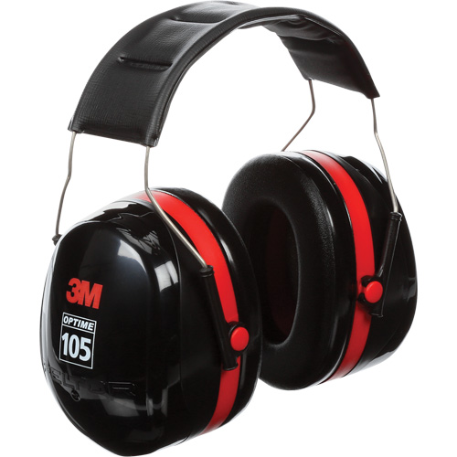 Peltor Optime 105 Series Earmuffs, Headband, 30 NRR dB Helyx Safety & Industrial Supplies