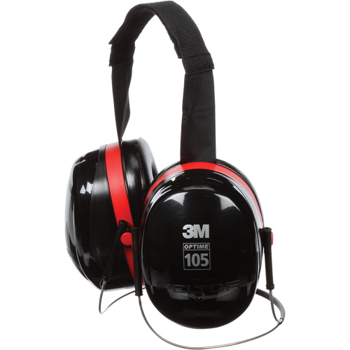 Peltor Optime 105 Series Earmuffs, Neckband, 29 NRR dB Helyx Safety & Industrial Supplies