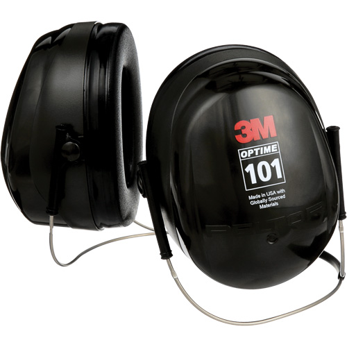 Peltor Optime 101 Series Earmuffs, Neckband, 26 NRR dB Helyx Safety & Industrial Supplies