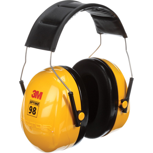 Peltor Optime 98 Series Earmuffs, Headband, 25 NRR dB Helyx Safety & Industrial Supplies