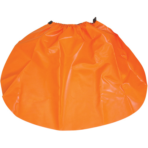 Hard Hat Rain Shield, One Size, Orange, Nylon/PVC Helyx Safety & Industrial Supplies