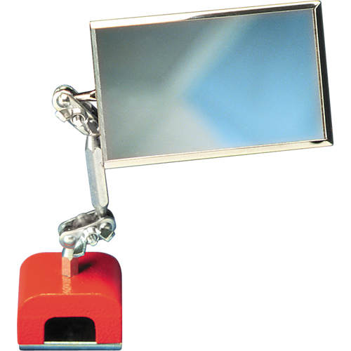 Miroir d'inspection, Rectangulaire, 3-1/2" lo x 2" la, T&eacute;lescopique Helyx Safety & Industrial Supplies