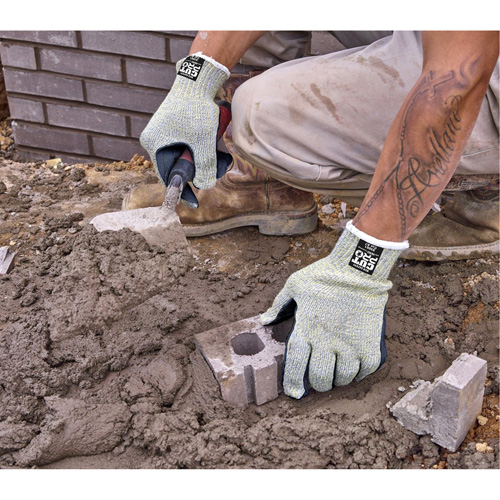Hero Cut Resistant Gloves, Size Small/7, 7 Gauge, Stainless Steel/Kevlar&reg;/HDPE Shell, ANSI/ISEA 105 Level 4 Helyx Safety & Industrial Supplies