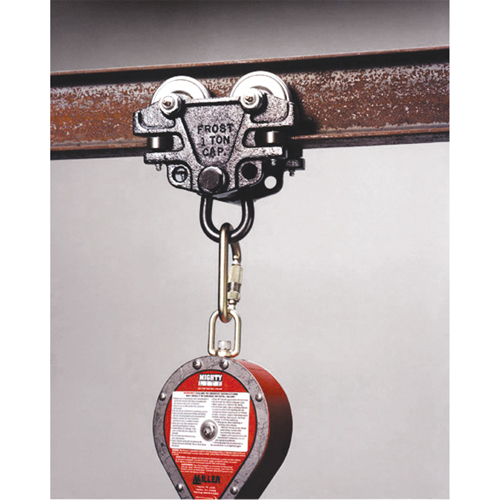 Miller&reg; Anchorage Connector Beam Trolley Adapter Kit, I-Beam/Steel, Permanent Use Helyx Safety & Industrial Supplies