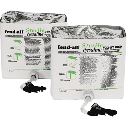 Cartouches de liquide pour poste de douche oculaire Fendall Pure Flow 1000, 1120 oz Helyx Safety & Industrial Supplies