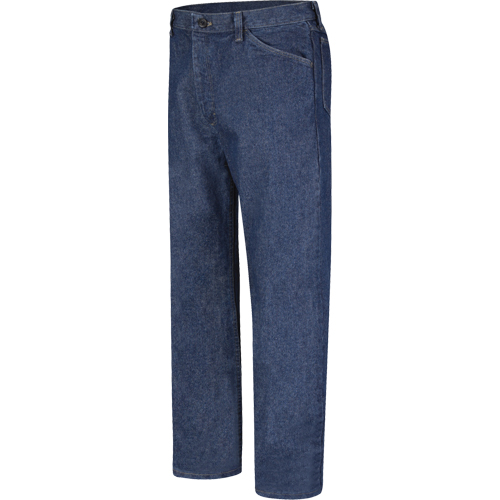 EXCEL FR&reg; Classic Fit Pre-Washed Denim Jeans, 34 Waist, 37 Inseam Helyx Safety & Industrial Supplies