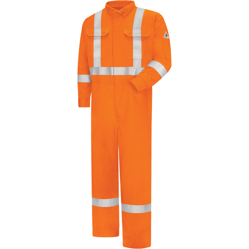 CSA Compliant 7 oz. Ultra Soft&reg; Coveralls, Men's, Orange, Size 38 Helyx Safety & Industrial Supplies